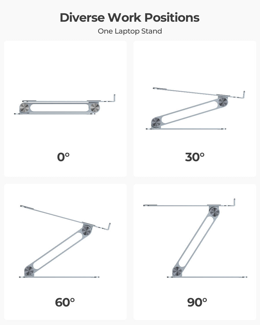 Foldable Aluminum Laptop Stand for Desk - LN09