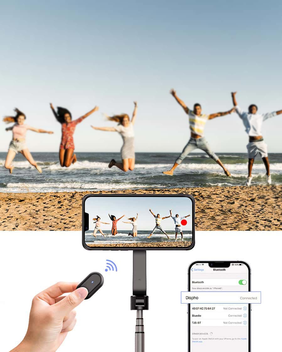 Selfie Stick Kit with Wireless Remote