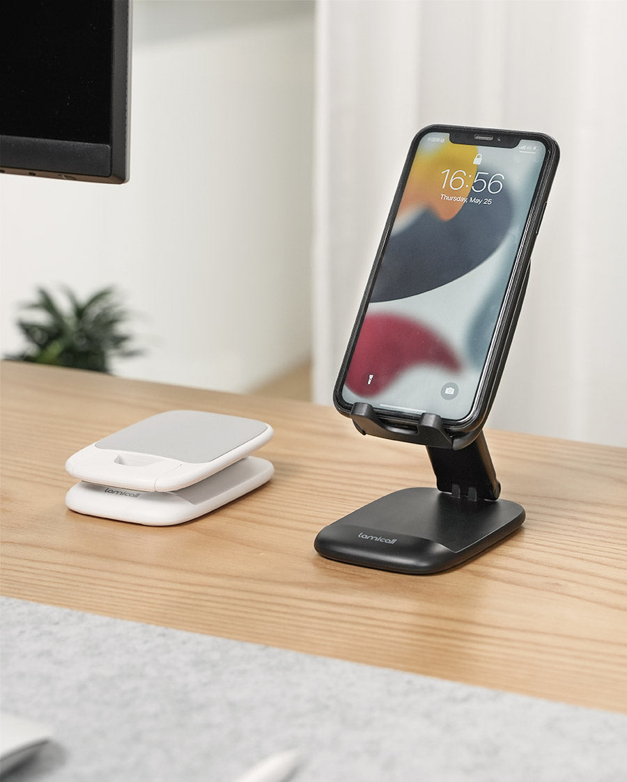 Height Adjustable & Foldable Phone Holder for Business Trip