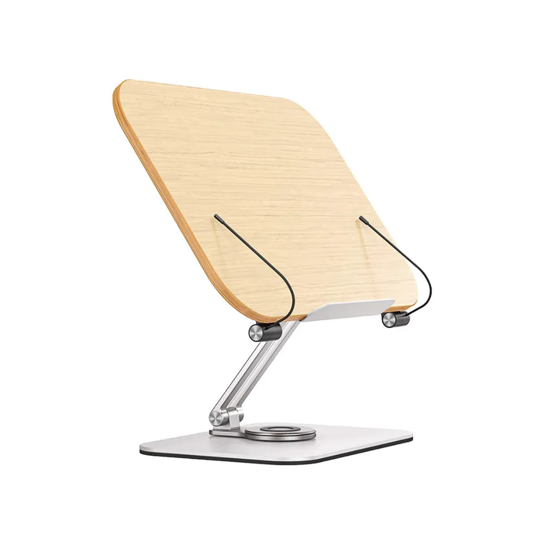 360° Rotatable and Foldable Alumnium-Wooden Stand