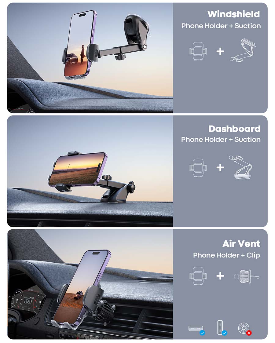 Dashboard Car Phone Mount Holder - STCD03