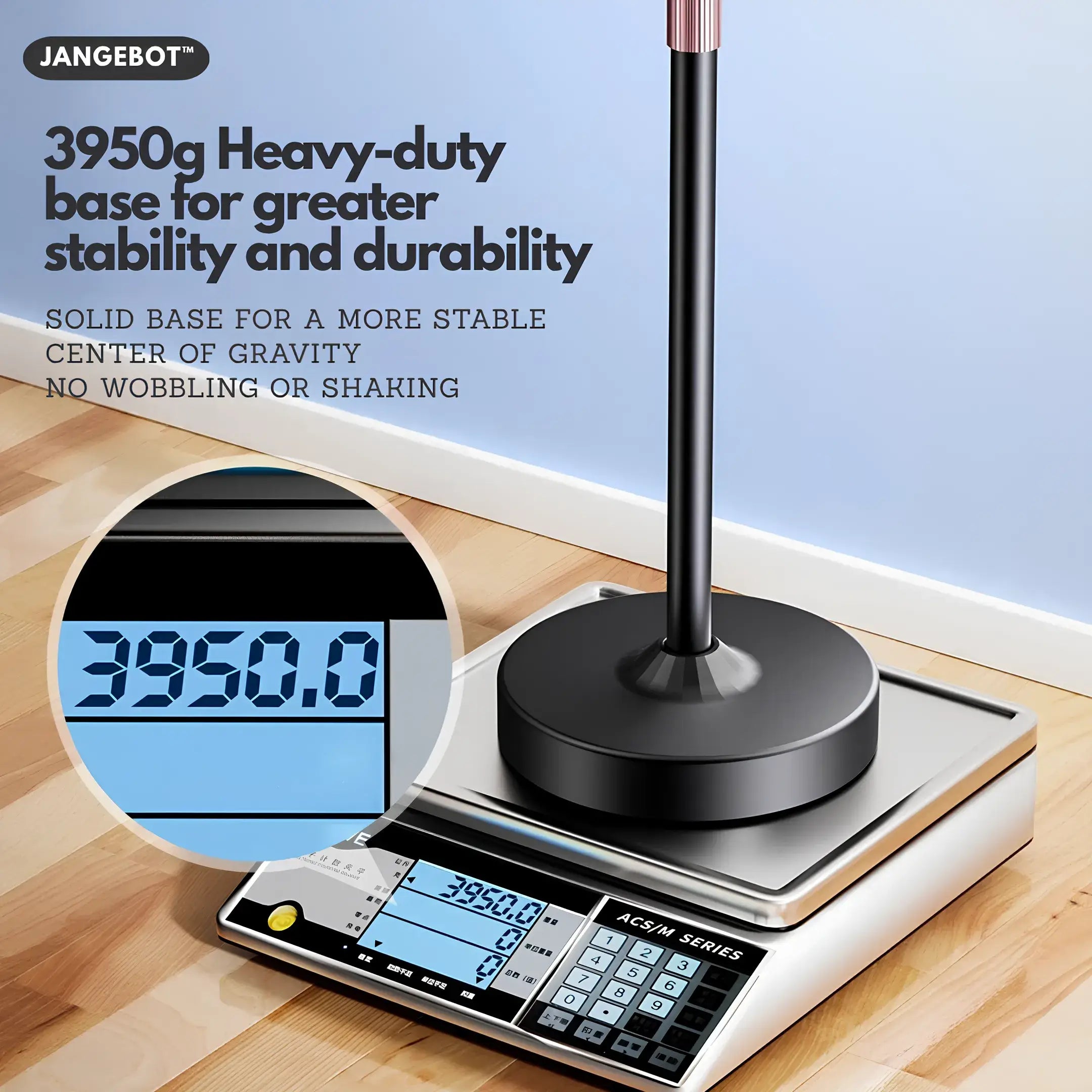 Universal Wheels Adjustable Tablet/Phone Floor Stand - A300E