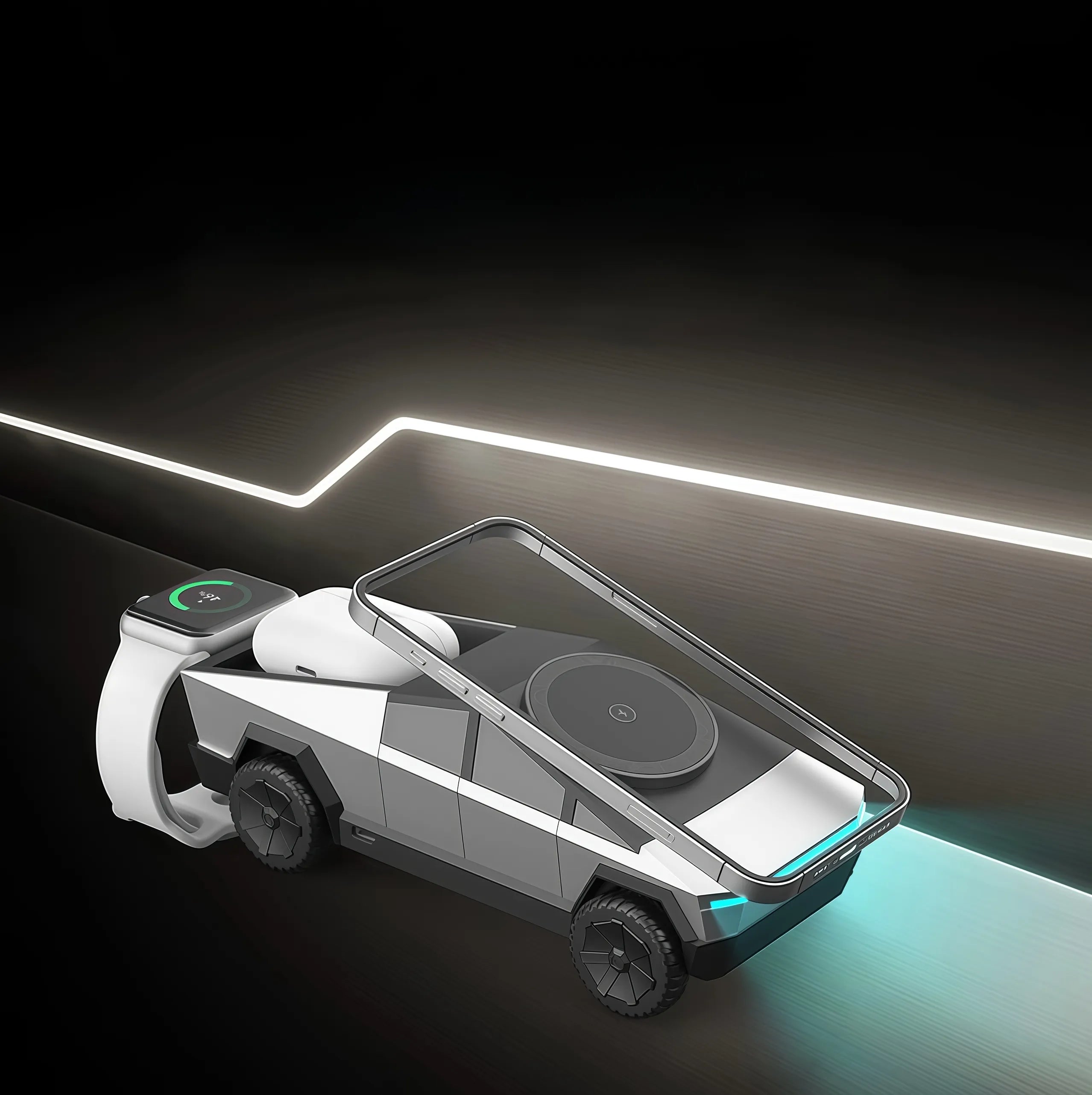 Cyber 3-in-1 Wireless Charger