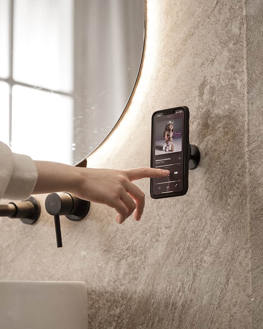 Wall Phone Mount with Dual Stage Lock