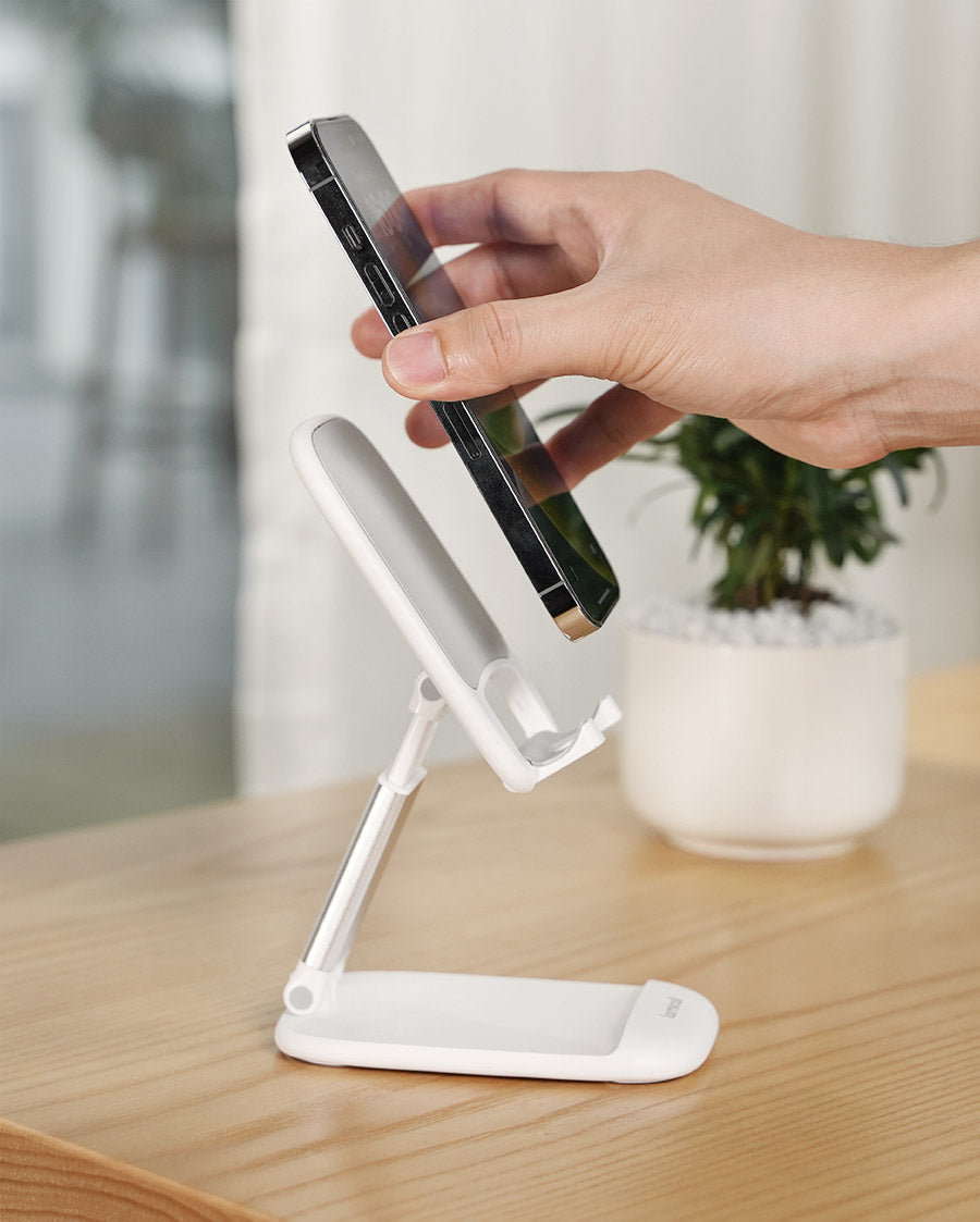 Height Adjustable & Foldable Phone Holder for Business Trip