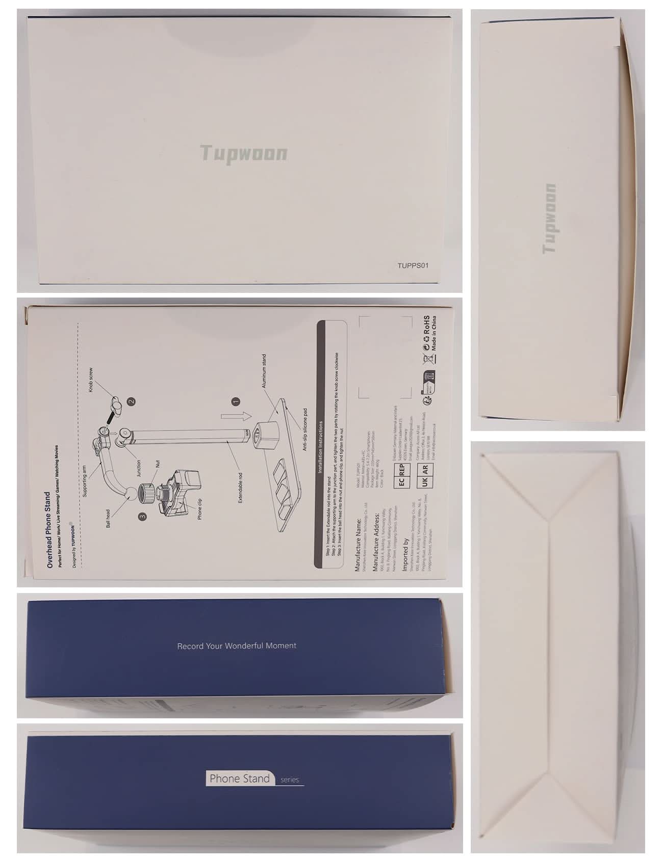 2-in-1 Multifunctional Tablet/Phone Holder