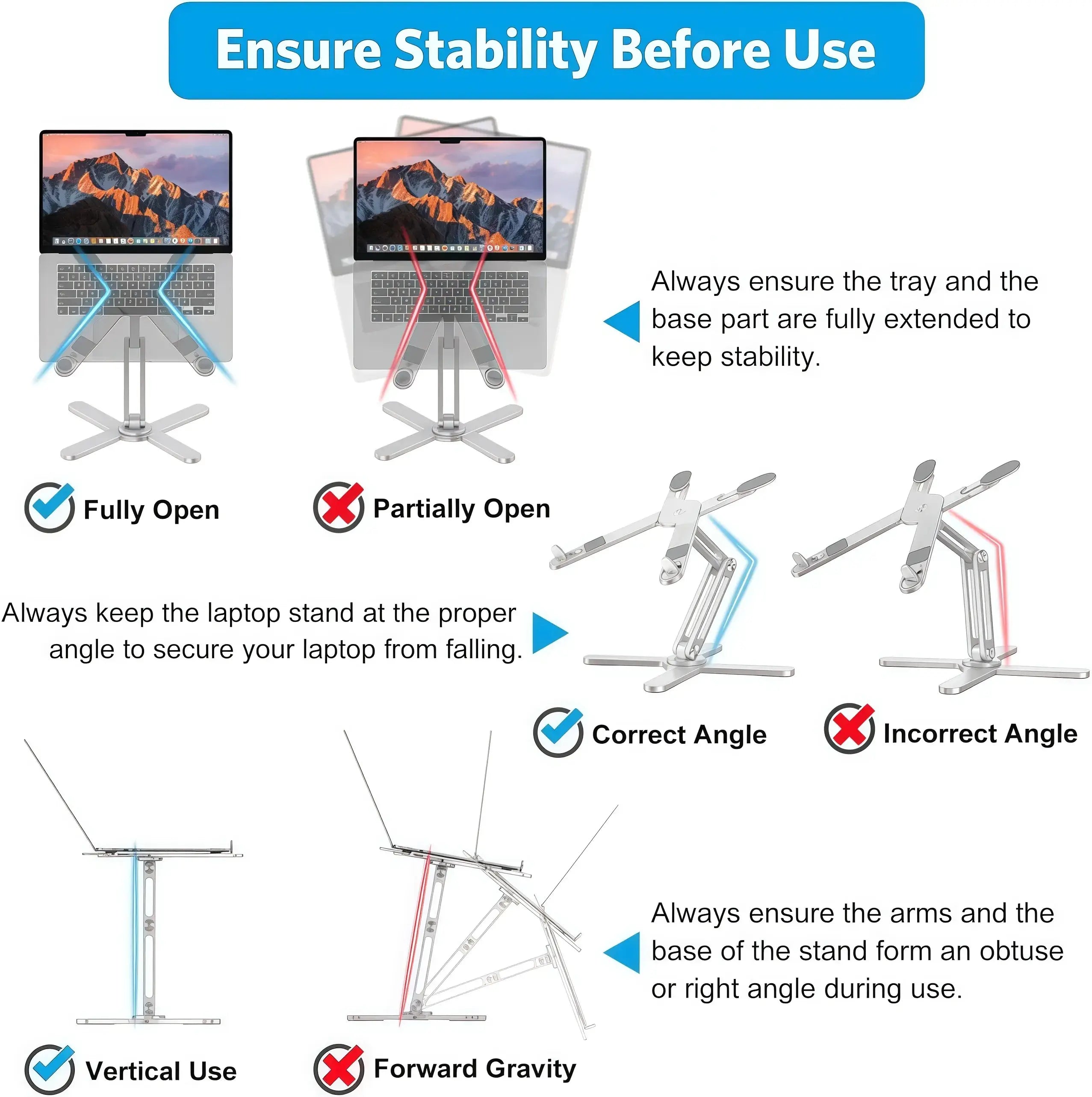 Ergonomic 360° Rotating & Foldable Stand - N86
