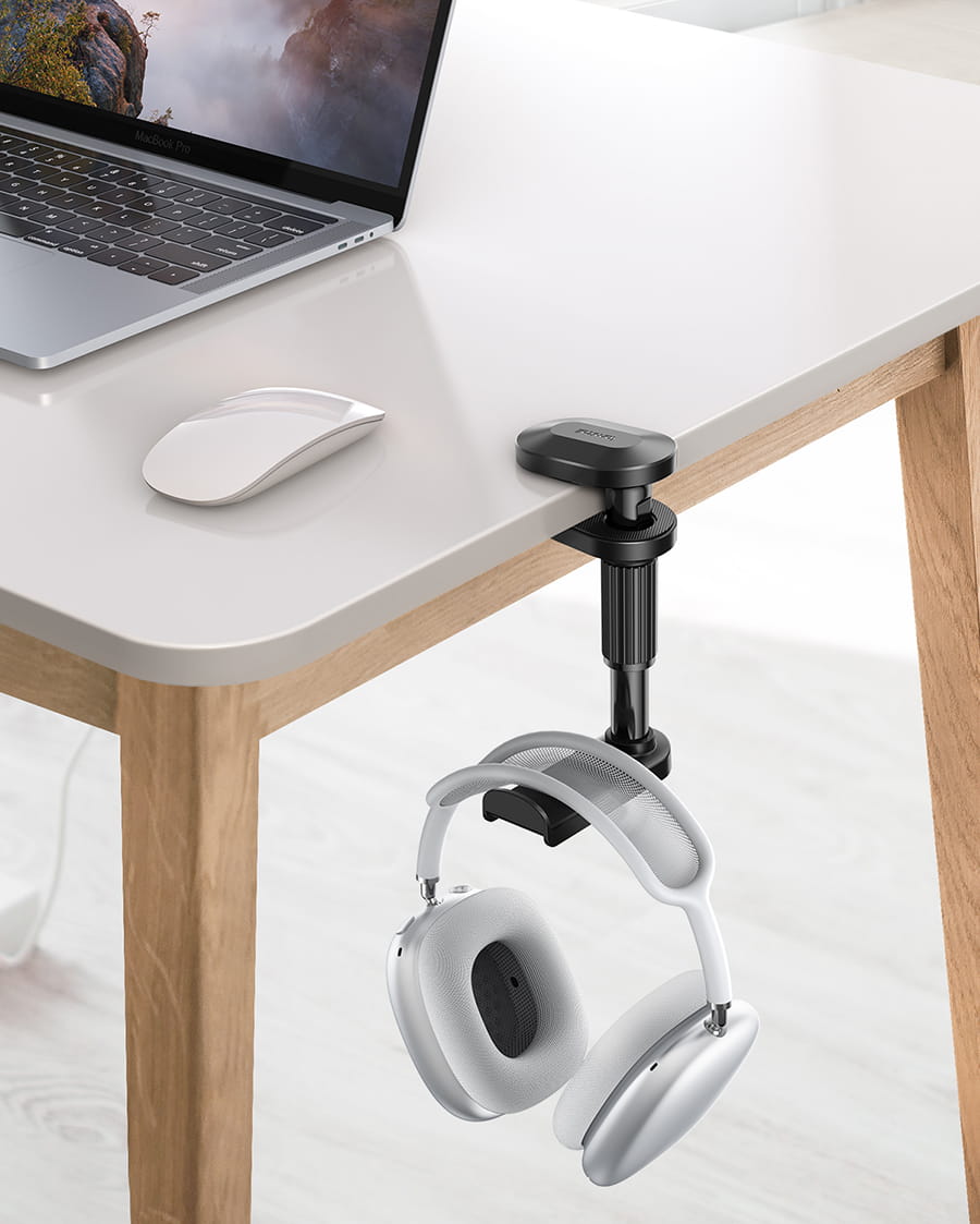 Headset Hanger with Rotating for Under Desk - DH03