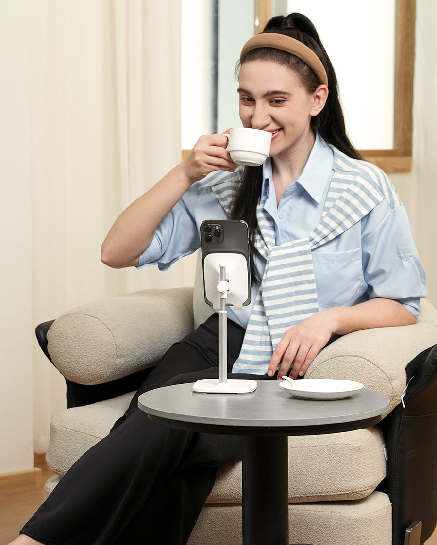 Height Angle Adjustable Cell Phone Stand for Desktop - DP02