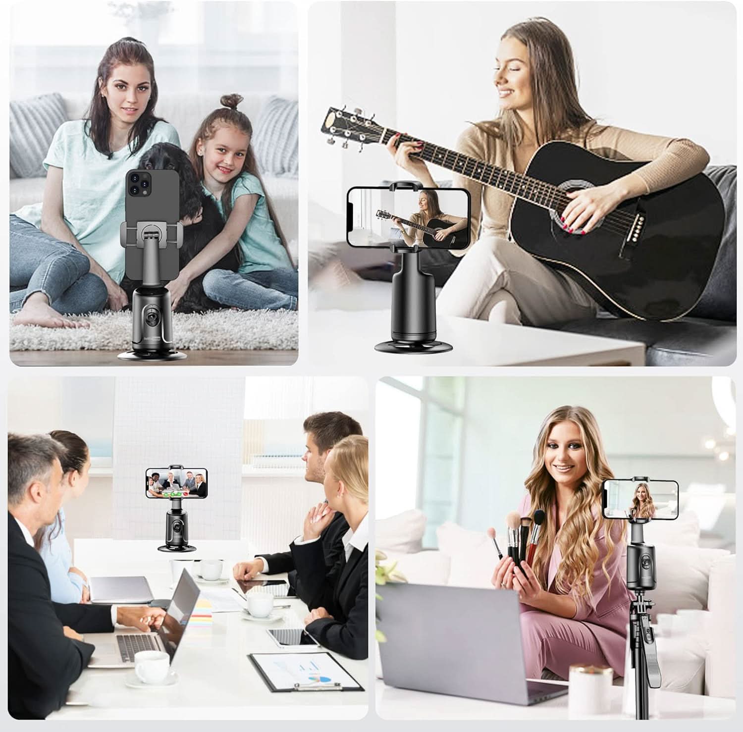 Smart AI Facial Recognition Smartphone Stand