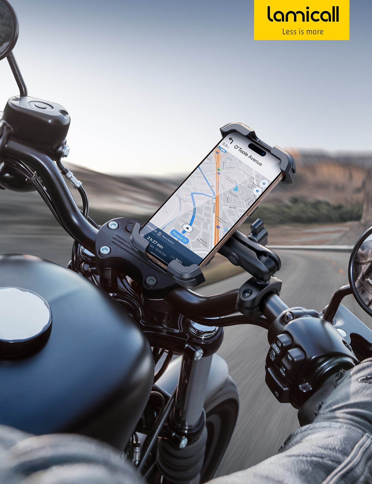 Motorcycle Phone Mount - H11