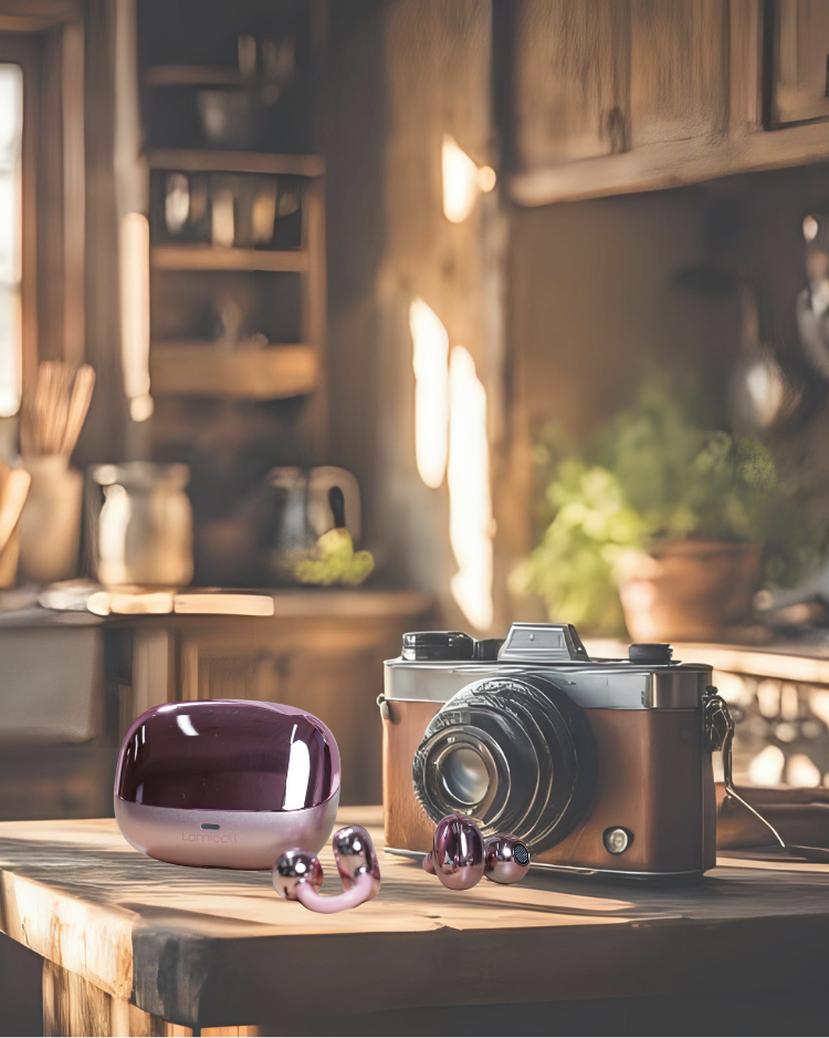 Earbuds Open Ear Wireless Bluetooth 5.4 Headphones