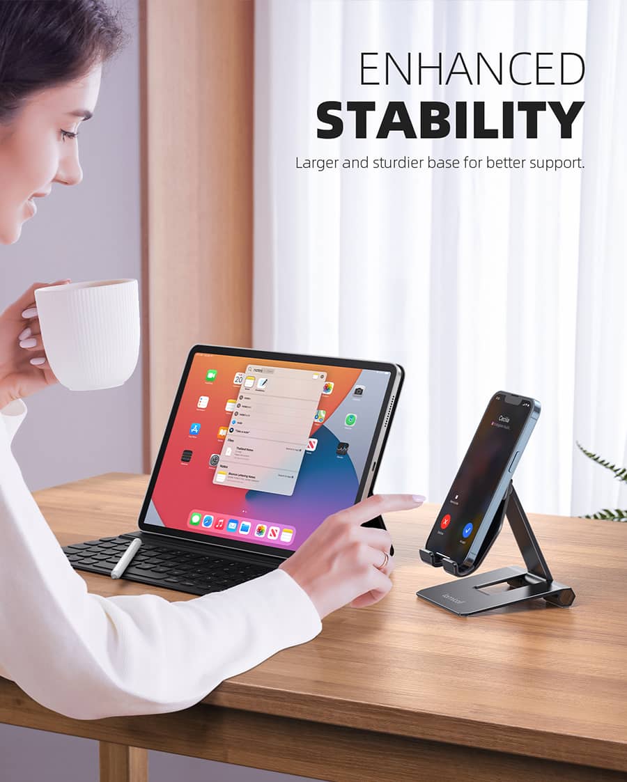 Upgrade Super Stable Cell Phone Stand for Desk