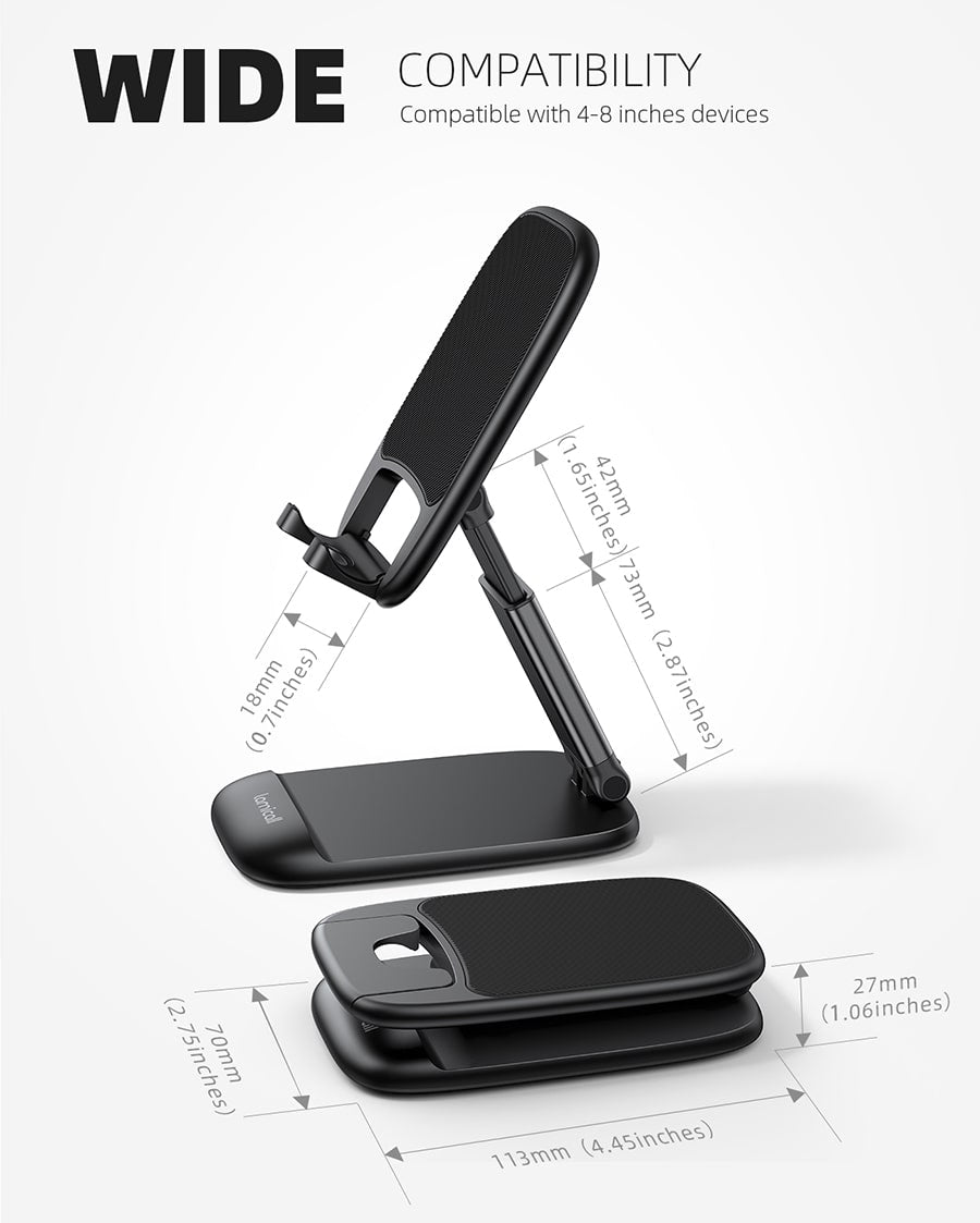 Height Adjustable & Foldable Phone Holder