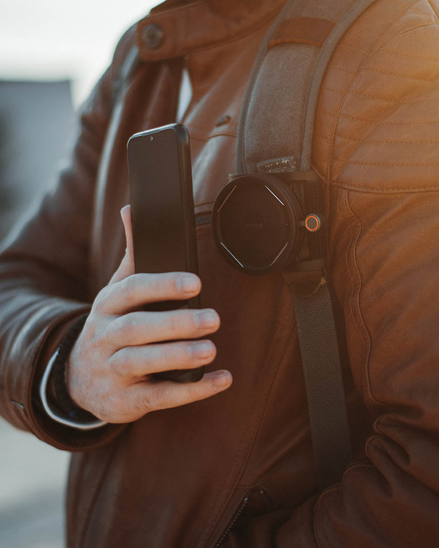 Magnetic Phone Holder Kit for Backpack Strap