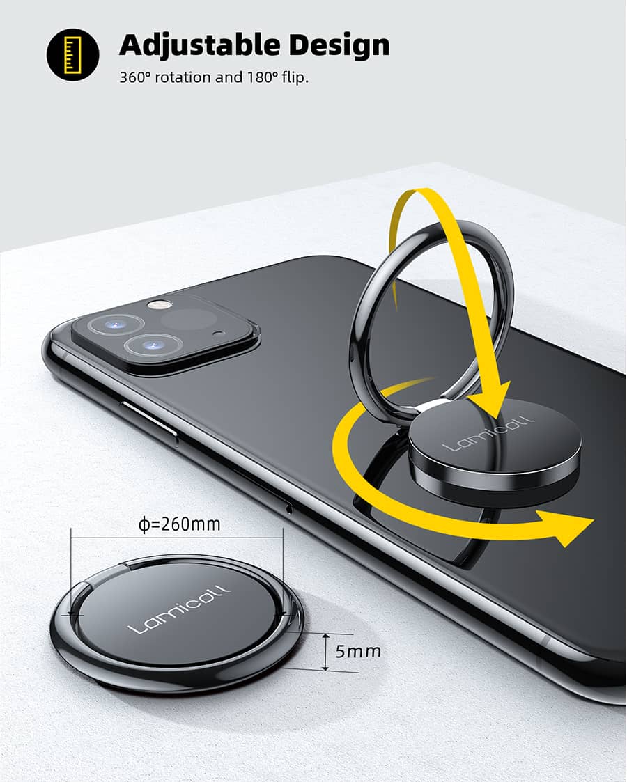 Cell Phone Ring Holder Finger Kickstand - RS01