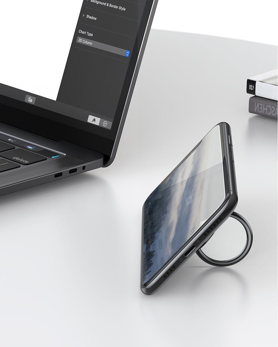 Cell Phone Ring Holder Finger Kickstand - RS01