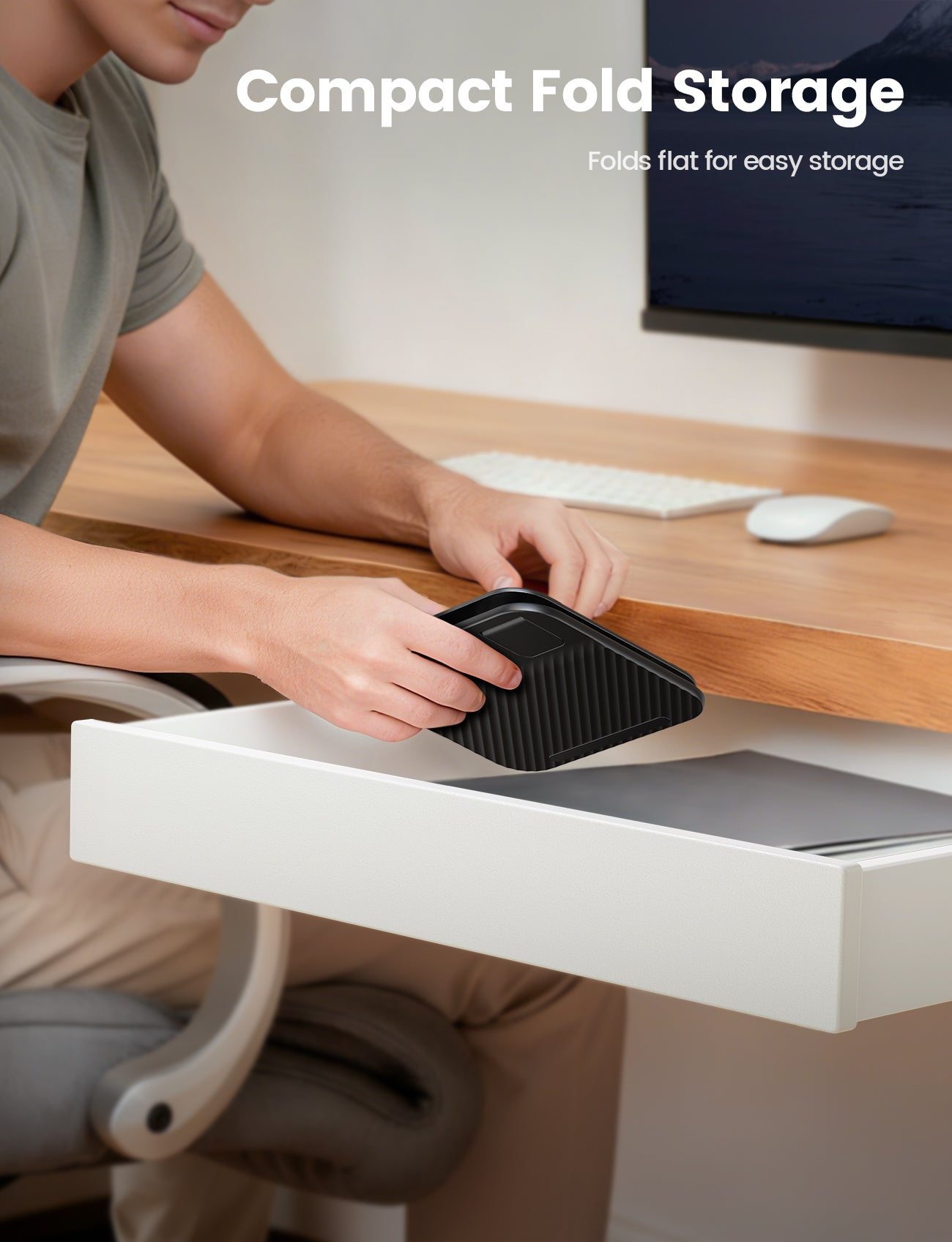 Desktop Adjustable & Foldable 360°Rotation Tablet Stand - STDT02