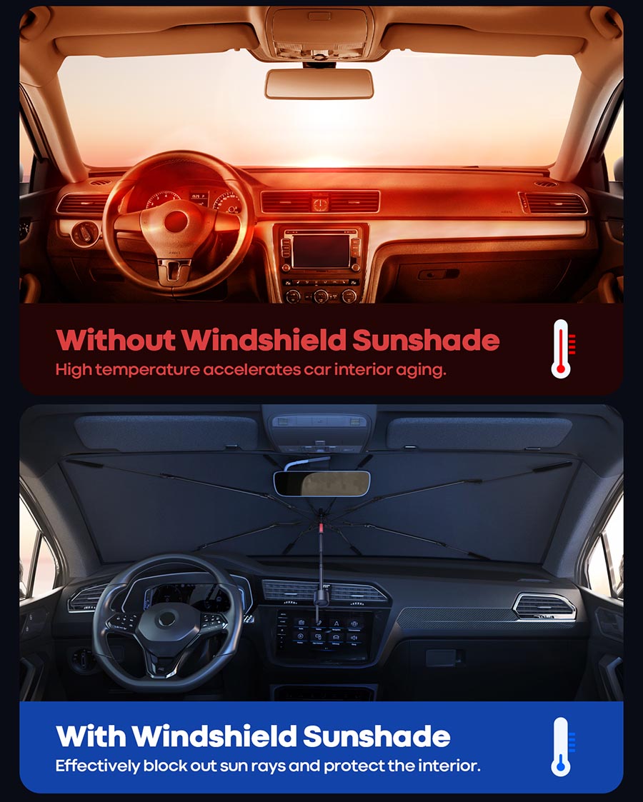 Car Windshield Sunshade Umbrella - VHDS01