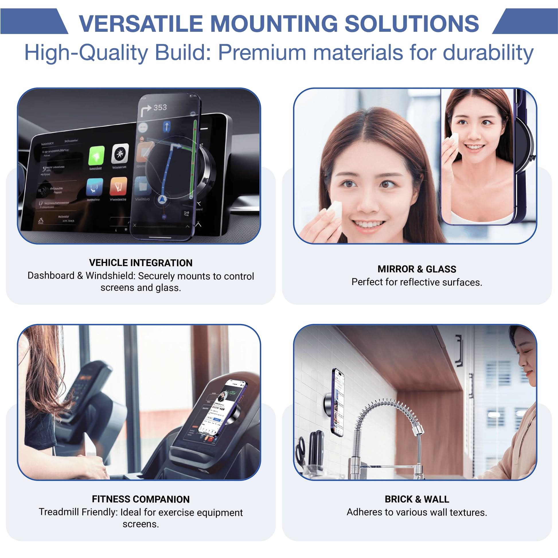 Magnetic Suction Cup Holder