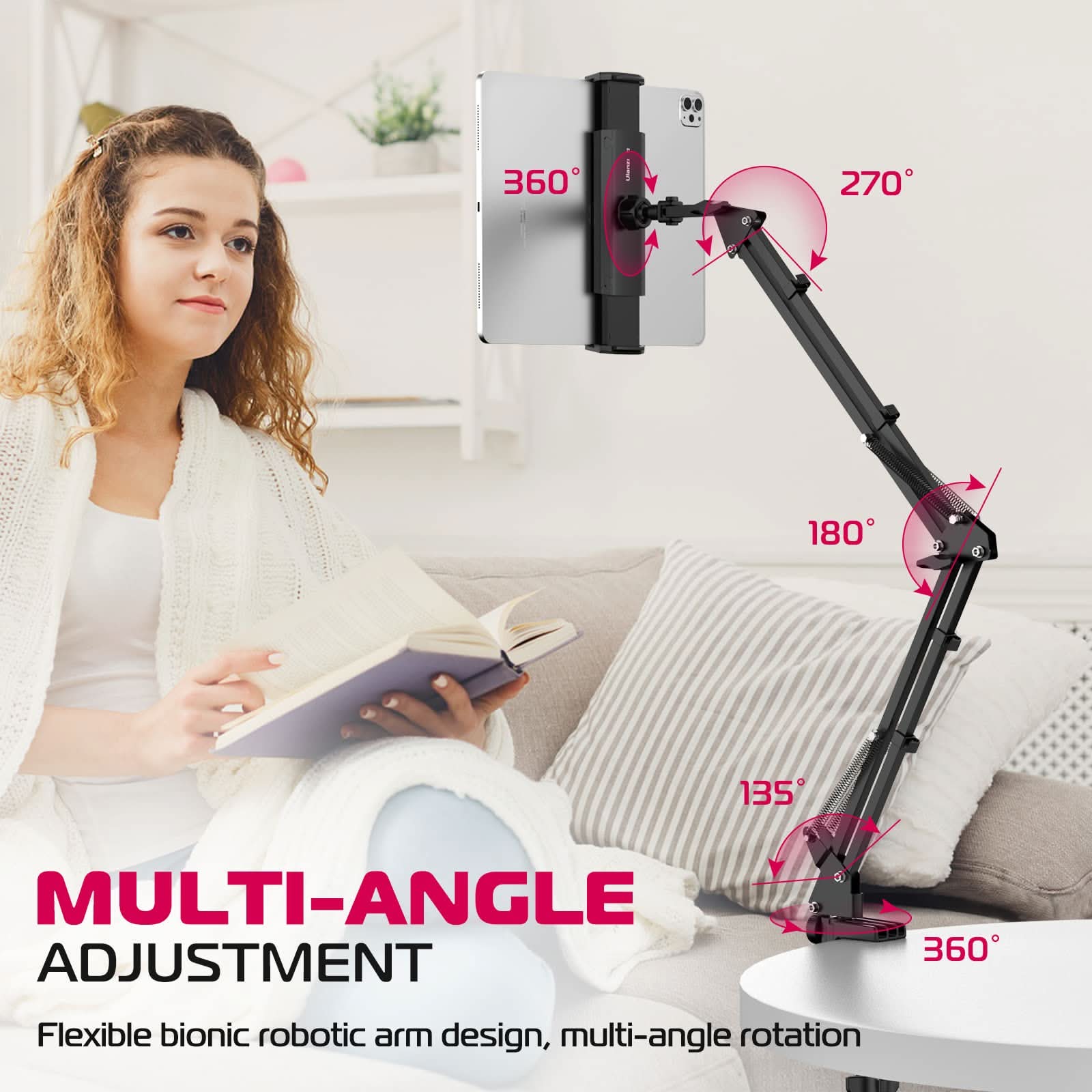 Universal Adjustable Tablet/Phone Holder