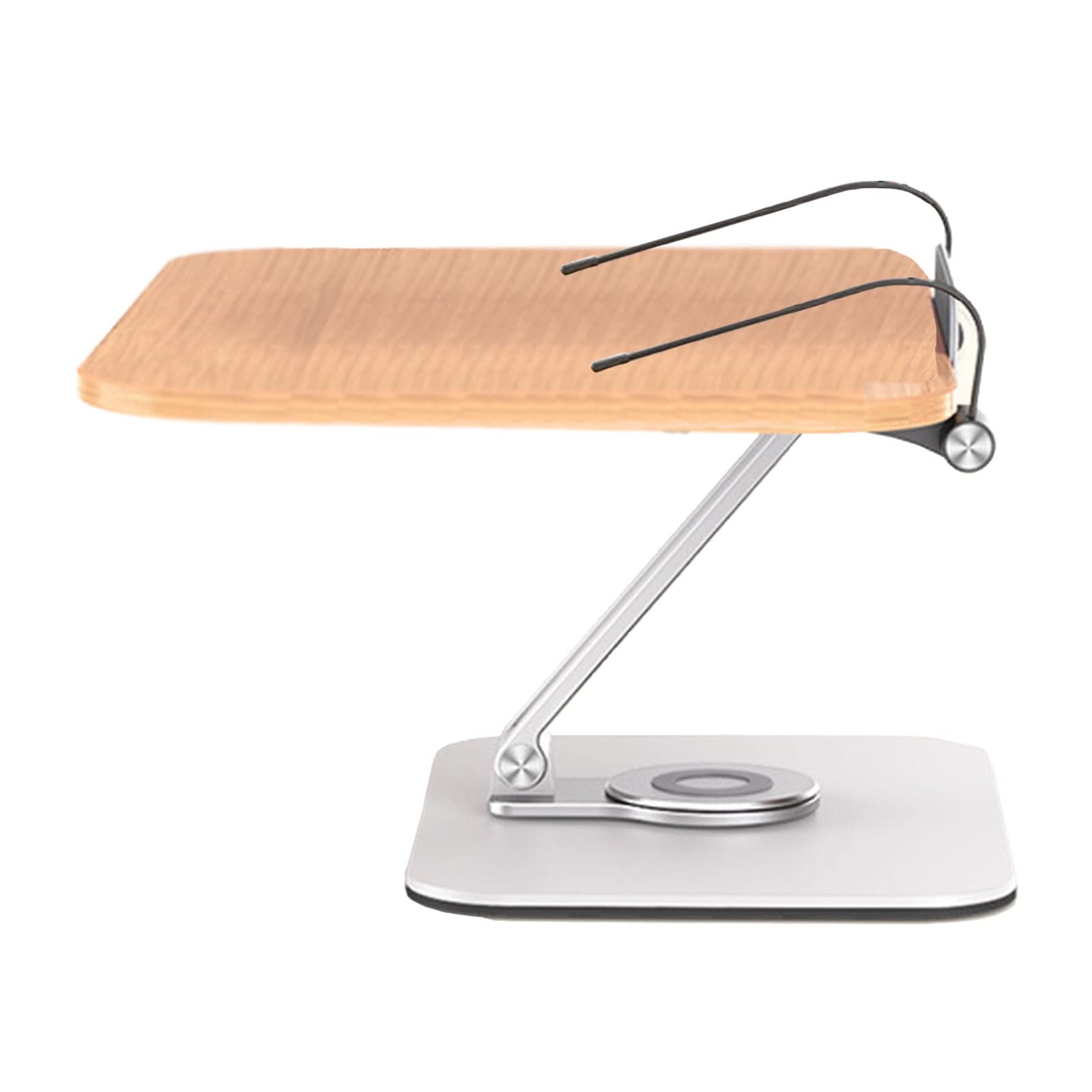 360° Rotatable and Foldable Alumnium-Wooden Stand