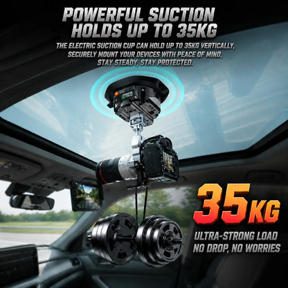 4.5" Electric Suction Cup Camera Mount