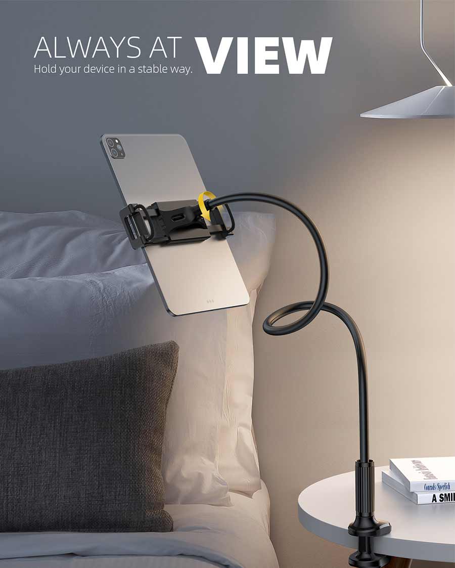Gooseneck Tablet Mount Holder for Bed - LS07