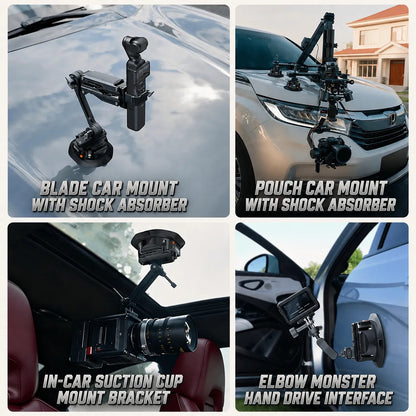 4.5" Electric Suction Cup Camera Mount