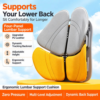 “Four-Leaf Clover” Ergonomic Lumbar Support Cushion