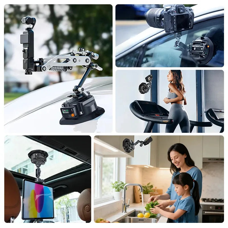 4.5" Electric Suction Cup Camera Mount