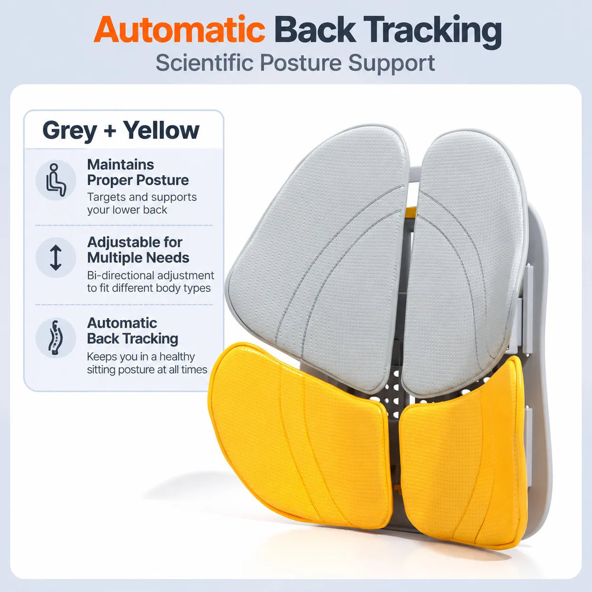 “Four-Leaf Clover” Ergonomic Lumbar Support Cushion