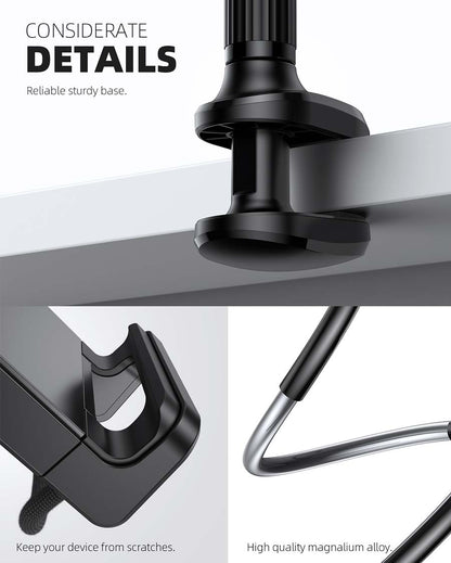 Gooseneck Tablet Mount Holder for Bed - LS07