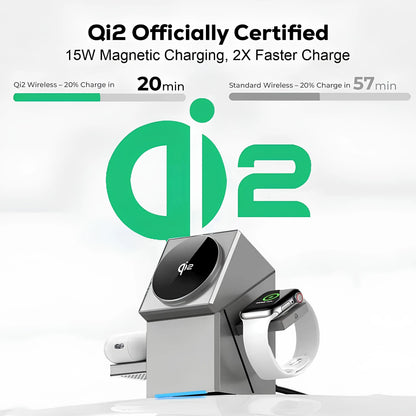 Cube Wireless Charger - Qi2 Certified