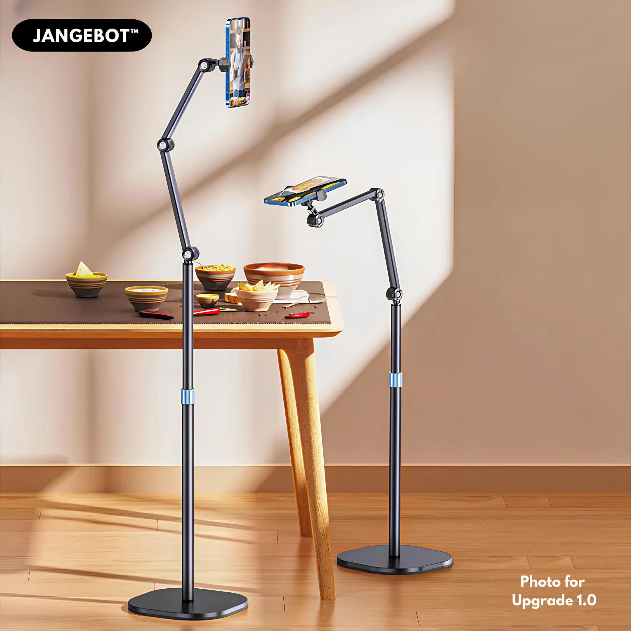 Universal Adjustable Tablet/Phone Floor Stand - P76L