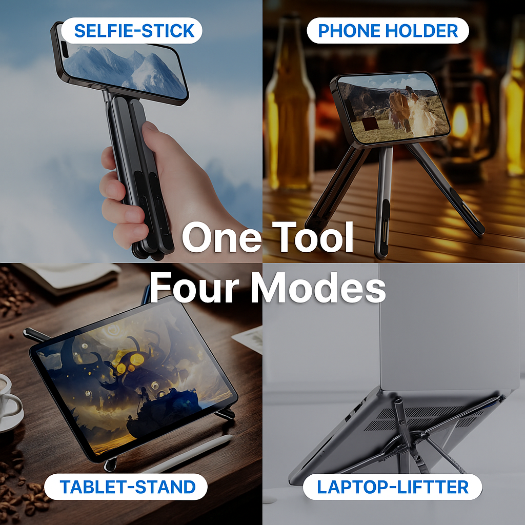 Aluminum Alloy 3-in-1 Multifunctional Stand