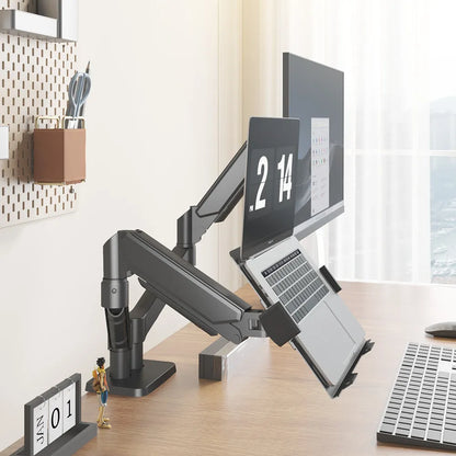 2-in-1 Laptop & Monitor Desk Mount