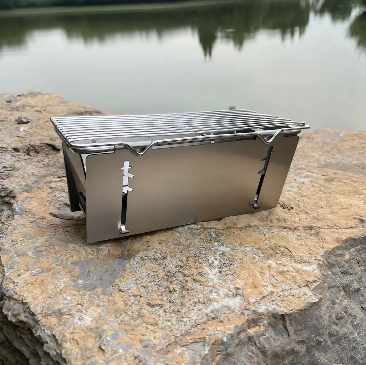 One-second Opening Barbecue Grill
