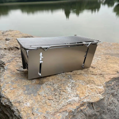 One-second Opening Barbecue Grill
