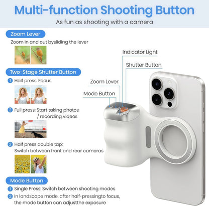 Magnetic Phone Camera Grip P5