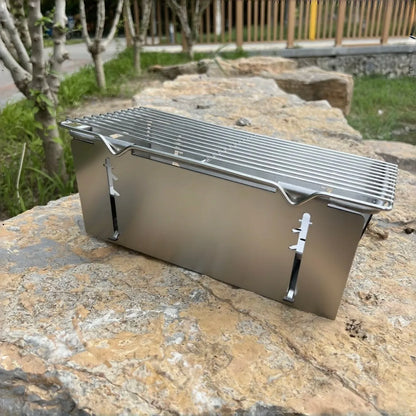 One-second Opening Barbecue Grill