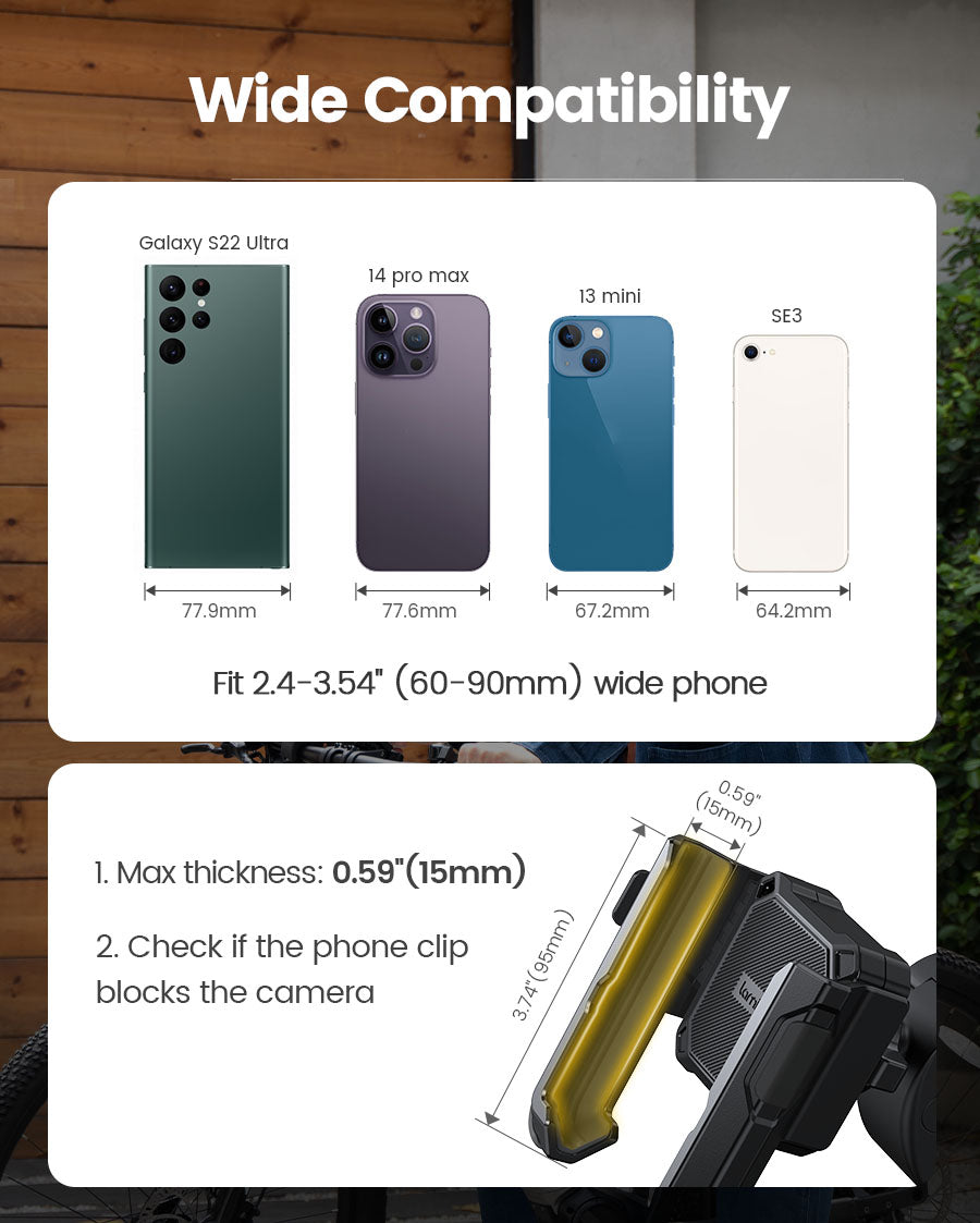 Bike Phone Mount for Bike with Quick-Release - BP09