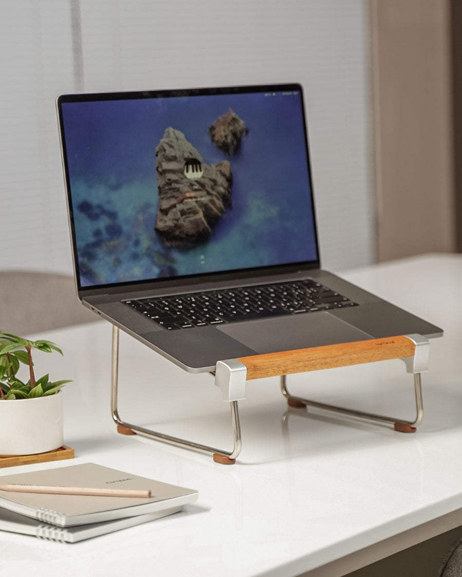 Walnut Wooden Laptop Stand - LN05