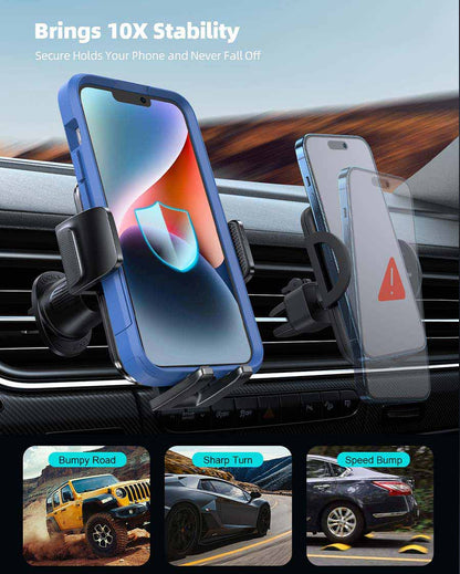Wider Clamp & Metal Hook Phone Holder Car Vent  - STCV01