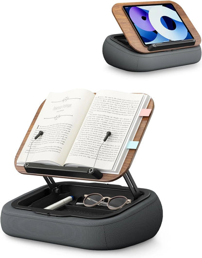 Adjustable Pillow Stand with Storage
