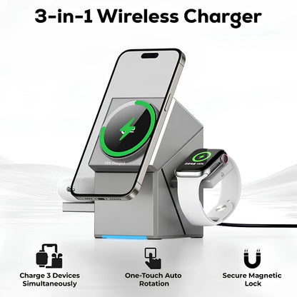 Cube Wireless Charger - Qi2 Certified