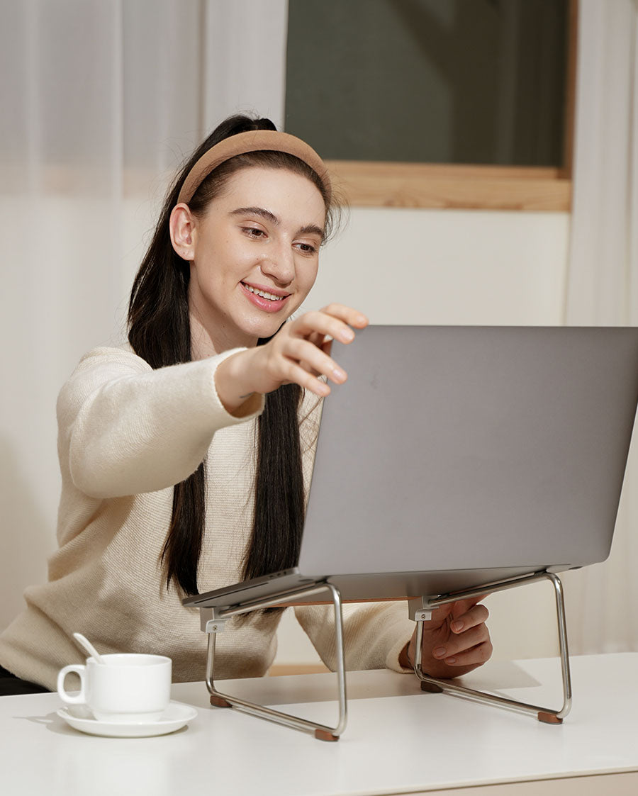 Walnut Wooden Laptop Stand - LN05