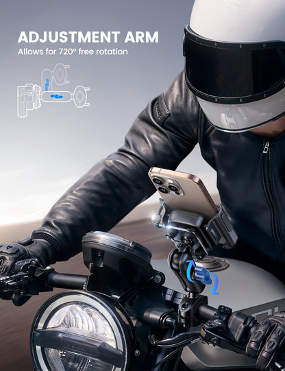 All Metal Motorcycle Phone Mount