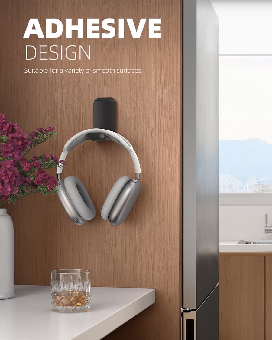 Sticky Headset Hanger Under Desk - DH02