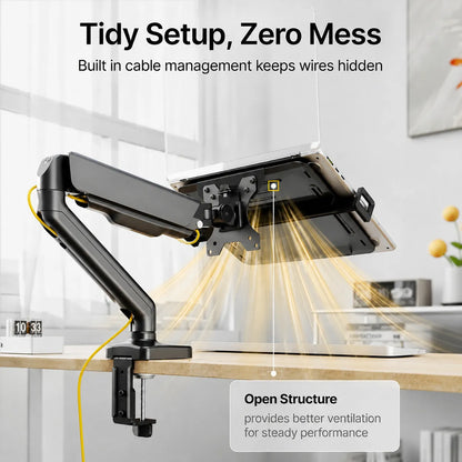 2-in-1 Laptop & Monitor Desk Mount